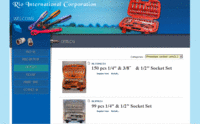 Rio International Corporation網站的縮圖，將另開視窗